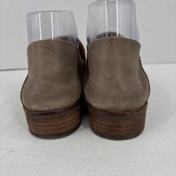 Lucky Brand Cahill Leather Flats Women's Size 8M Taupe Loafer Slip On - Picture 7 of 8